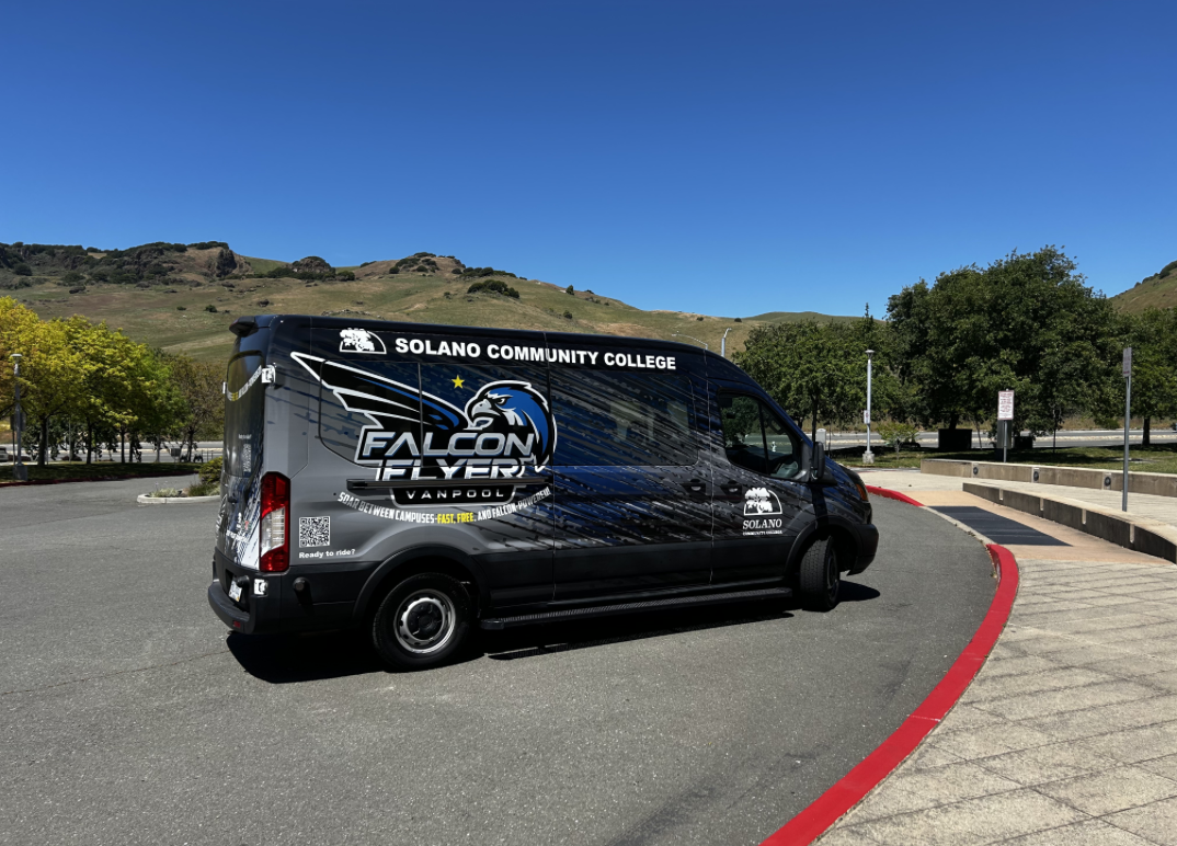 The Falcon Flyer in Vallejo getting ready to fly over the hills to Fairfield. 
